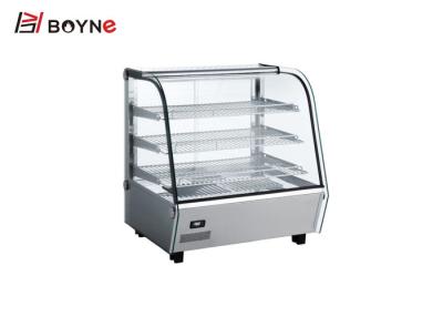 China Stainless Steel Heated Display Cabinet Food Pie Chicken Warmer Showcase for sale