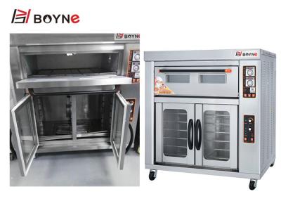 China Una cubierta una Tray Electric Bakery Deck Oven con seis Tray Proofer que usan para el equipo de la panadería en venta