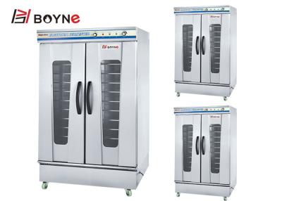 China Stainless Steel Double Door Twenty Four Trays Fermentation Box For Bakery Shop for sale