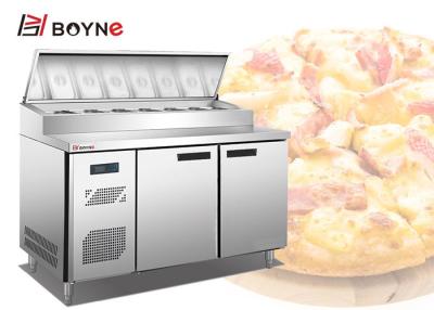 China 330w Commercial Refrigeration Equipment Pizza Working Table Refrigerator for sale