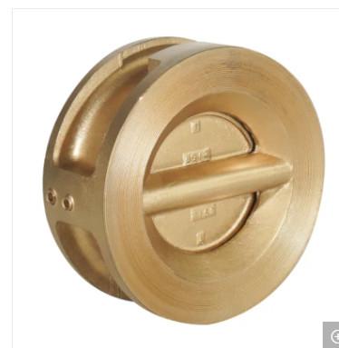 China Brass wafer check valve One way Flow Direction Water/Medium Customizable Body for sale