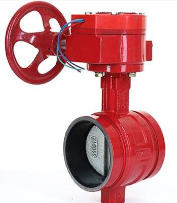 China Water Grooved Butterfly Valve with High Capacity and 20000 Pc/month Capacity for sale