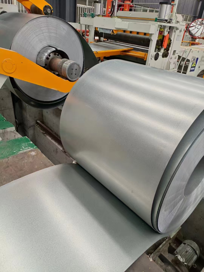 Galvalume Steel Coil product image showing aluminum-zinc coating