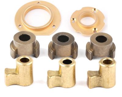 China Oiled Powder Metallurgy Parts Sleeves Sintered Brass Combined Iron Material for sale