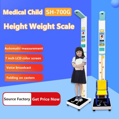 China Folding Type Child Weight Height Measurement Scale Electronic Scale For Kids for sale