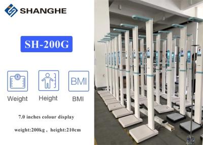 China Balance Connected 7.0 inch Weight And Height Measuring Machine for sale