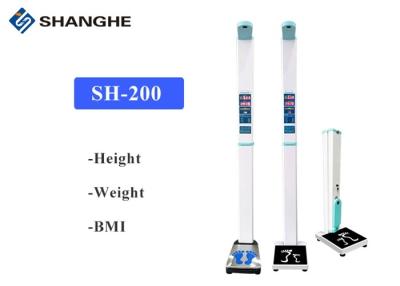 China 160kg Height And Weight Measuring Scale , Digital Clinical Weight Scales With Height Rod for sale