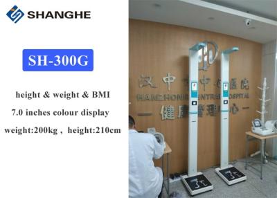 China escala del analizador de composición del cuerpo de la farmacia 300kg del peso de la altura en venta