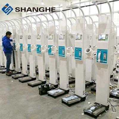 China Examen médico del analizador de la escala de la altura y del peso de la presión arterial 50HZ en venta
