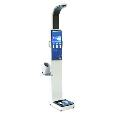 China Máquina de la presión arterial del peso BMI de la altura del analizador de las grasas de cuerpo de fichas en venta