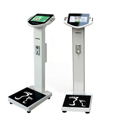 China Máquina electrónica exacta de la altura y del peso 10,1 pulgadas que miden el músculo gordo para los adultos en venta