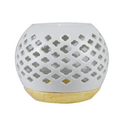 China Contemporary Electric Ceramic Wax Burner White Wax Warmer Eco Friendly for sale