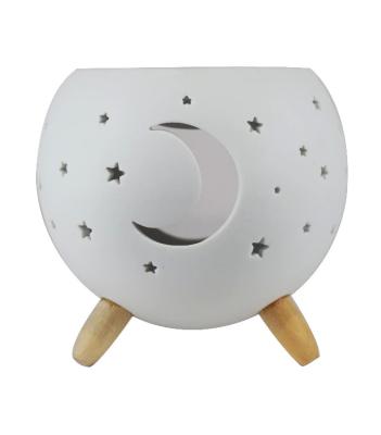 China Commercial Ceramic Wax Melt Burner For Offices Spas Environmentally Friendly for sale