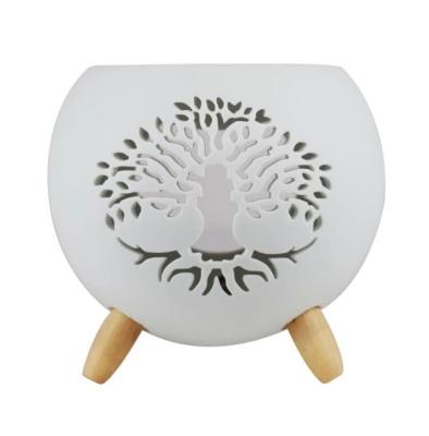 China Home Living Room Ceramic Electric Wax Burner With Different Settings for sale