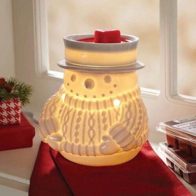 China 25W Christmas Snowman Electric Candle Melter With US / EU / AU / UK Plug Type for sale