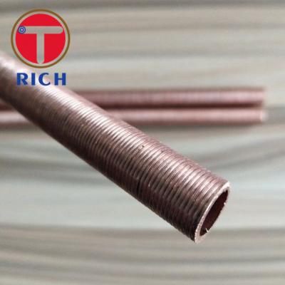 China C10200 Copper Coated 55mm Od Low Fin Tube for sale