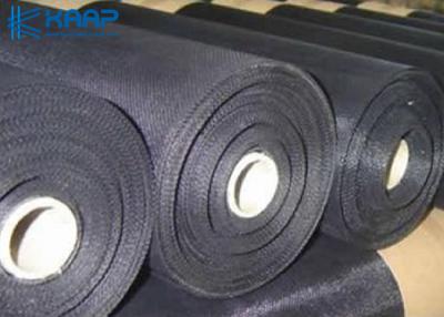 China Los paneles tejidos negro del alambre alisan las mallas uniformes de la superficie para la filtración industrial en venta