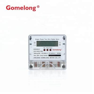 China Small Size Digital Electronic Energy Meter DDS5558 Single Phase for sale