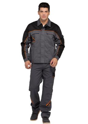 China Practical Industrial Work Uniforms PRO Jacket / Bibpants / Trousers With Fastened Flaps for sale
