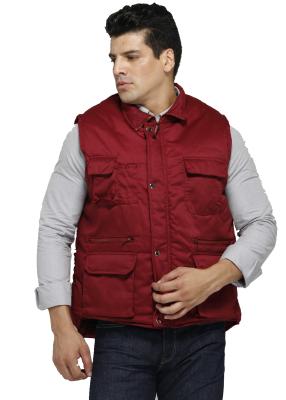 China Custom Color Body Warmer Vest Rub Resistance With Multi Storage And Carrying Space for sale