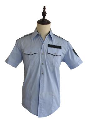 中国 長の/短い袖速く乾燥した専門の仕事のユニフォームは均一ワイシャツの治安を維持します 販売のため