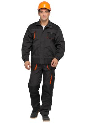 China Hardwearing Classic Industrial Worker Uniform With 65% Polyester 35% Cotton Canvas for sale