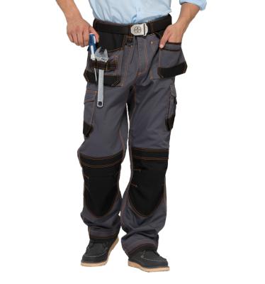 China Safety Heavy Duty Work Pants 65% PL 35% C With Tuck Way Holster Pockets for sale