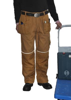 China Durable Workwear Canvas Work Trousers 300g/M2 Oxford Fabric Reinforcement for sale