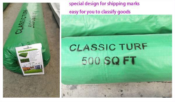 3 Tone Spring Landscaping Artificial Grass Artificial Green Grass For Wall Decoration