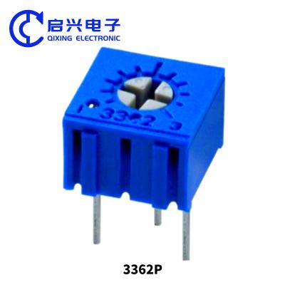 China Single Turn Metal Glass Glaze 10k Trimmer Potentiometers 3362p Trimpot for sale