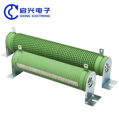 China High Voltage Braking Resistors Adjustable Wirewound Resistors 100w 1min50Hz for sale