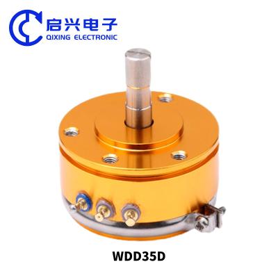 China WDD35D4 1K 2K 5K Rotary Potentiometer Precision Conductive Plastic Potentiometer for sale