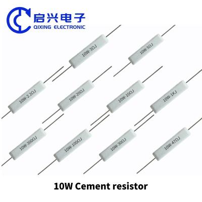 China Factory direct sale 5w 7w 10w 15w 20w 30w 40w 50w 100w Power ceramic cement resistor for sale