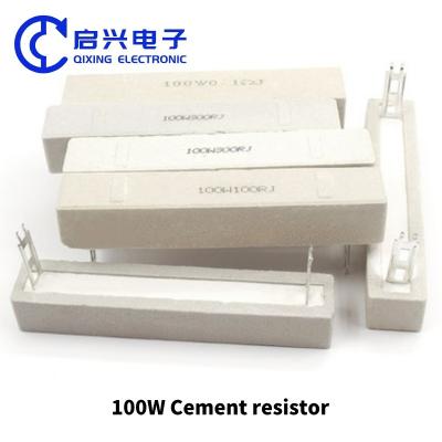 China China fábrica resistor 1W 2W 3W 5W 11W 15W 17W 20W 25W resistor de cimento cerâmico resistores de cimento à venda