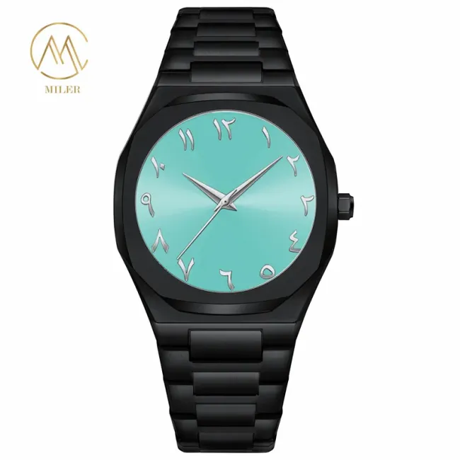 High Quality Bucket Couple Waterproof Watches Quartz Watch for Men and Woman