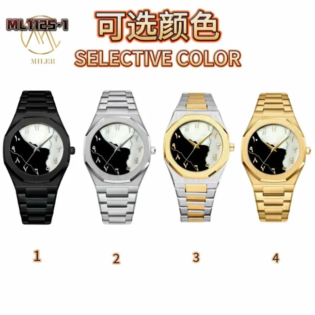 Fashionable and Simple Quartz Couple Watch Waterproof Wristwatch for Sale