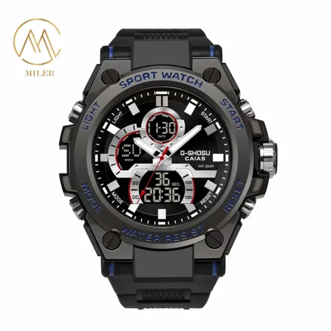 Modern Type Malaysia 30 Meters Water Resistance Leather Strap Quartz Wrist Watch