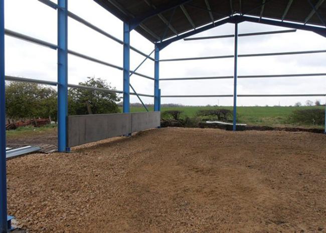 Custom Industrial Prefabricated Pre Engineered Steel Structure Building Agricultural Steel Building For Grain Storage