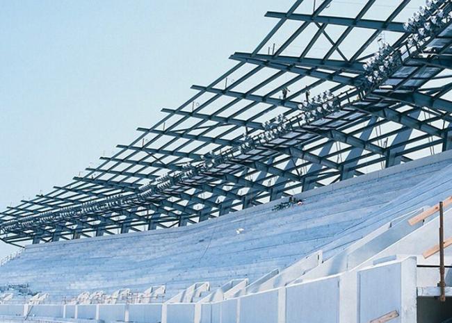 China Design Prefabricated Steel Structure Large Span Metal Frame Warehouse 1000 Sqm Painted Steel Structure Building