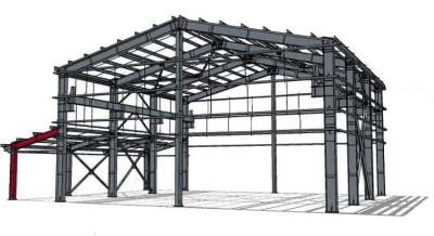China Industrial Sgs Prefabricated Hall Steel Structure Workshop Earthquake Resistance for sale