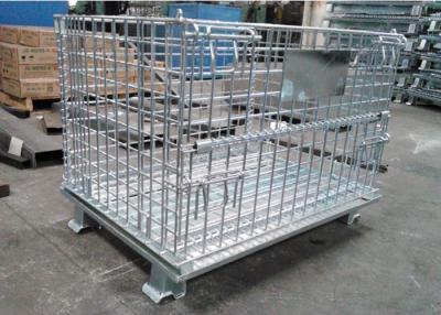 China Metal Mesh Storage Containers , Turnover Wire Mesh Storage Boxes for sale