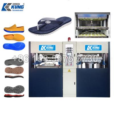 China Cor elétrica do dobro de EVA Sole Making Machine Practical de duas estações à venda
