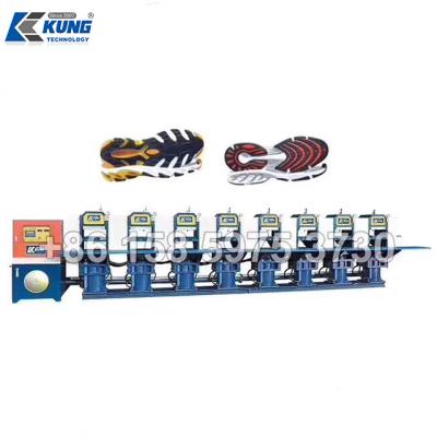 China CE Antiwear Plastic Sole Injection Molding Machine , Sole Vulcanizing Press Machine for sale