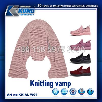 China Lightweight Knitting KPU Stylish Uppers , Abrasion Resistant Shoes Vamp for sale