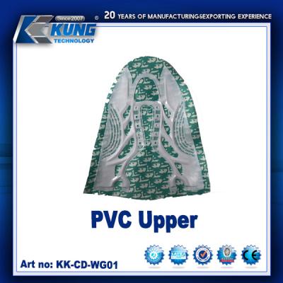 China PVC upper/Oem Accept Tr Pvc Mesh Injection Sports Shoes Upper en venta