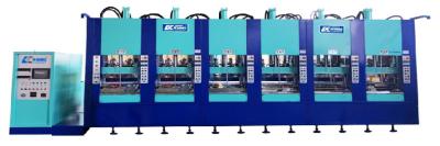 Китай Одноцветная 6 станций EVA инжекционная машина для изготовления тапочек Сандалии Кроки Ботинки дождя Корзины продается
