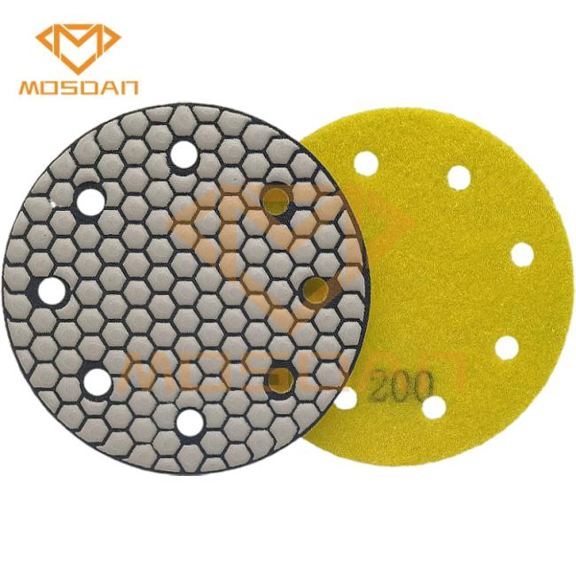 125 dry polishing pads