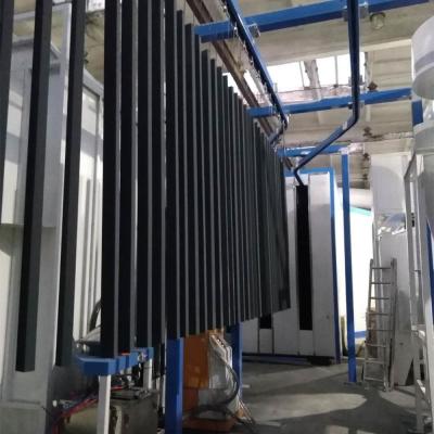 China Honduras 480V 60Hz PP Spray Booth Vertical Powder Coating Line Of Aluminium Alloy Profile from Guangdong of China for sale