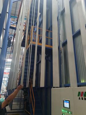 China PP Spray Paint Powder Coating Production Line Natural Gas Heating for sale