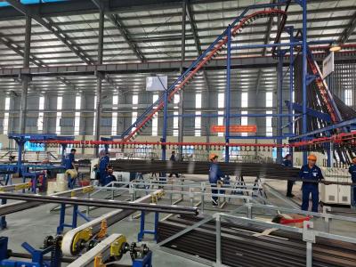 China CE Certification Automated Vertical Powder Coating Line PLC control for sale
